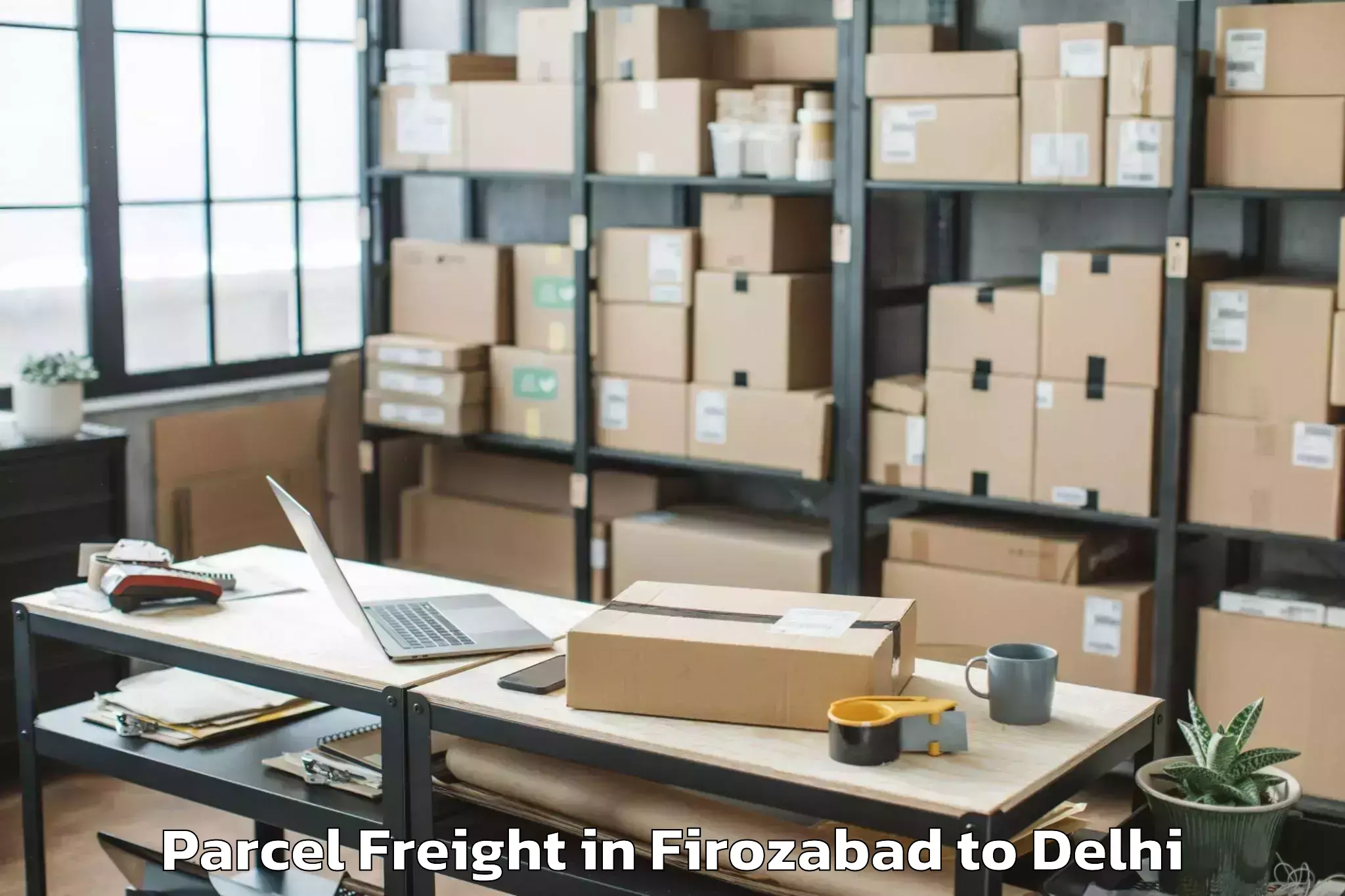 Comprehensive Firozabad to Punjabi Bagh Parcel Freight